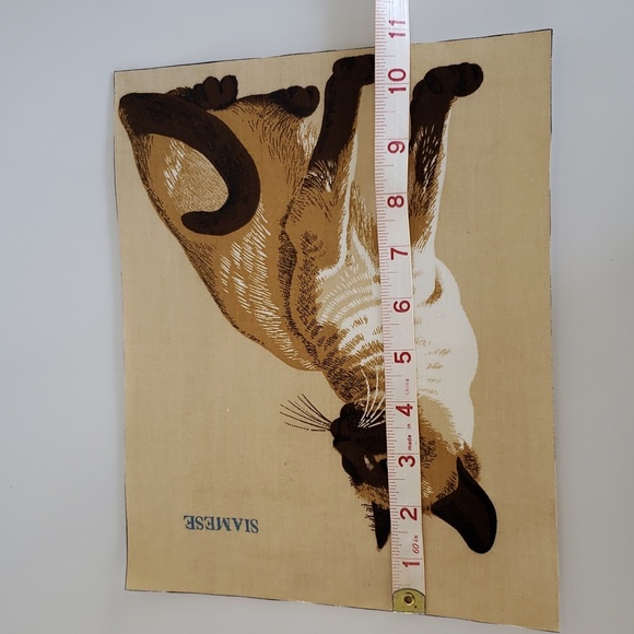 Large Cat Iron On Applique Siamese Cat - Picture 4 of 6